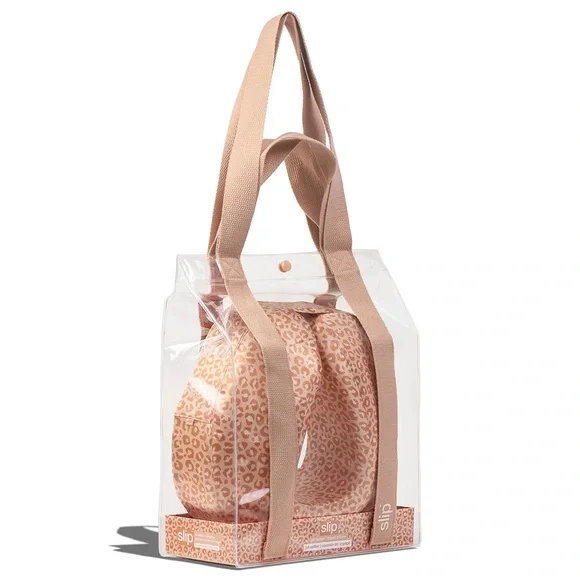 Slip Jet Setter Silk Leopard Print Travel Neck Pillow - Picture 2 of 3